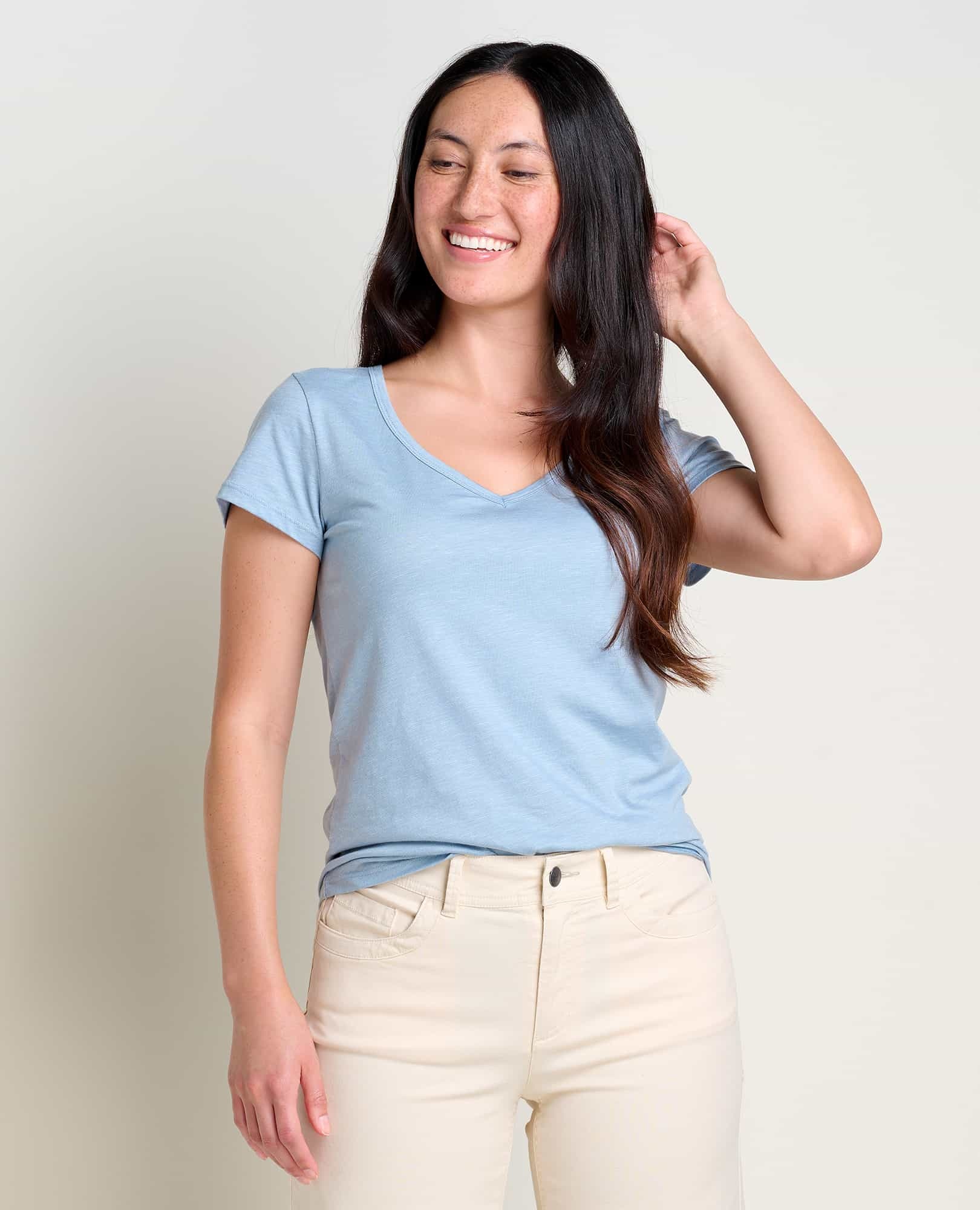 Toad & Co Women's Marley Short-Sleeve V-Neck Tee