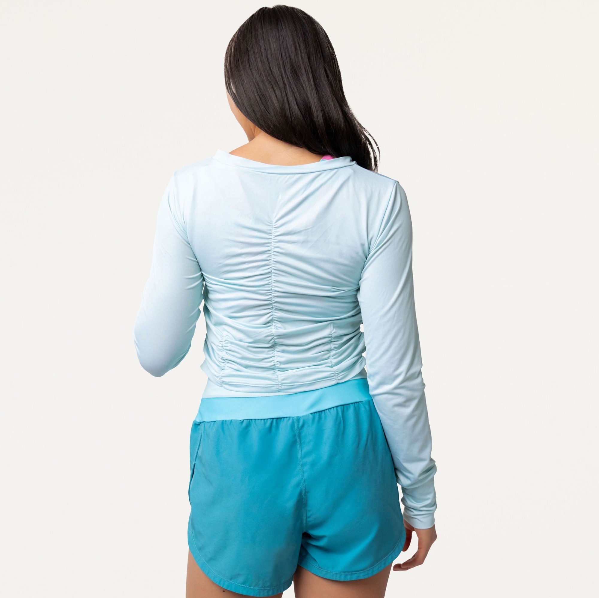 nani Swimwear Tide Ruched Sun Shirt