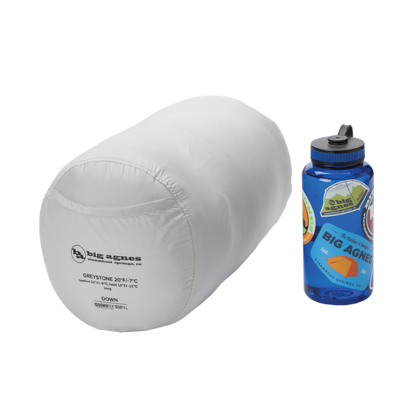 Big Agnes Greystone 20 (600 DownTek) LONG Cherry Tomato/Rooibos Tea Sleeping Bag