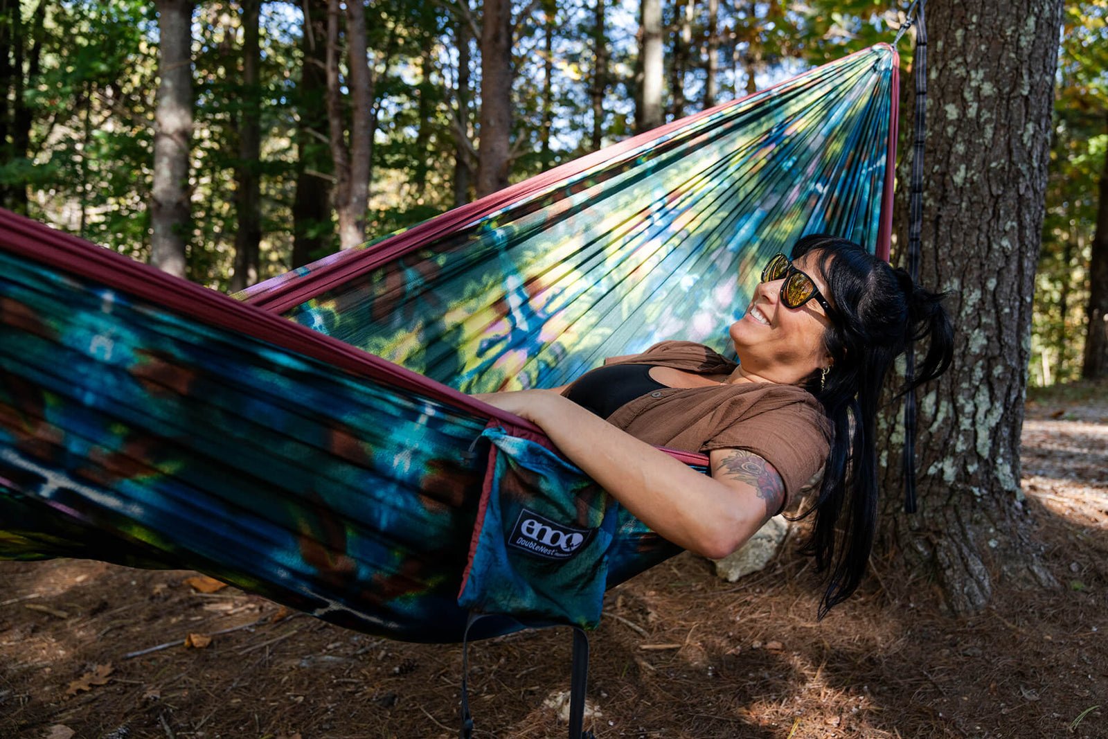 ENO DoubleNest Print Tie Dye - Shibori Fig