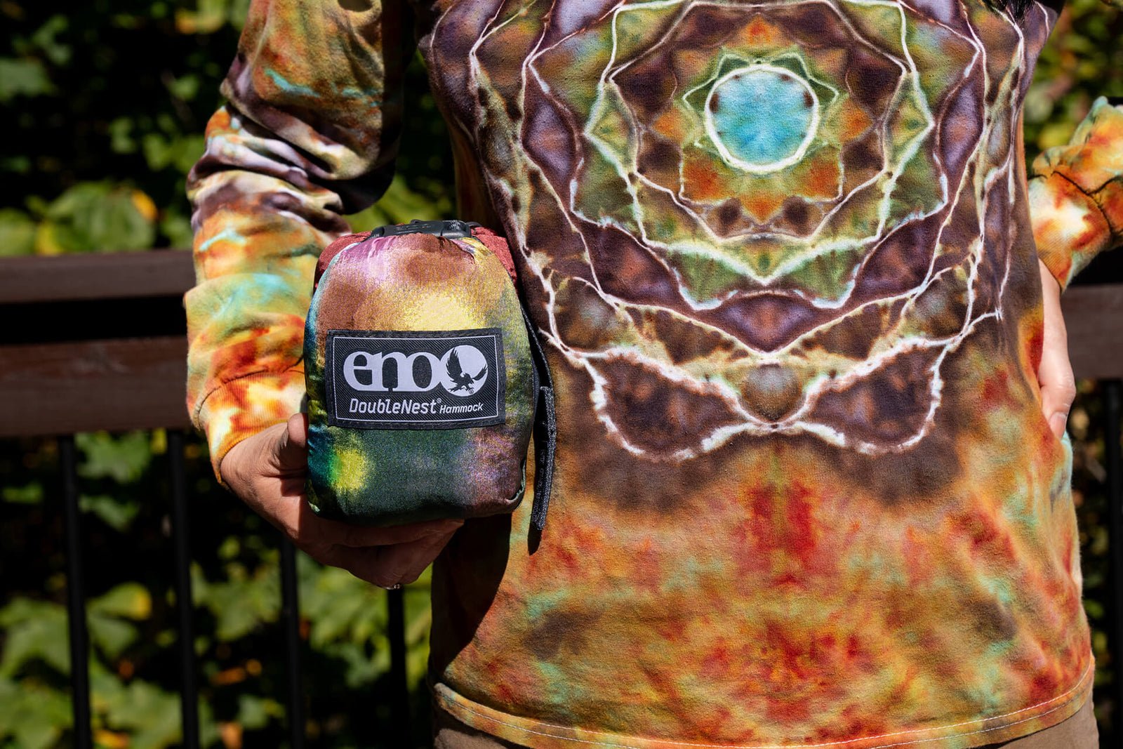 ENO DoubleNest Print Tie Dye - Shibori Fig