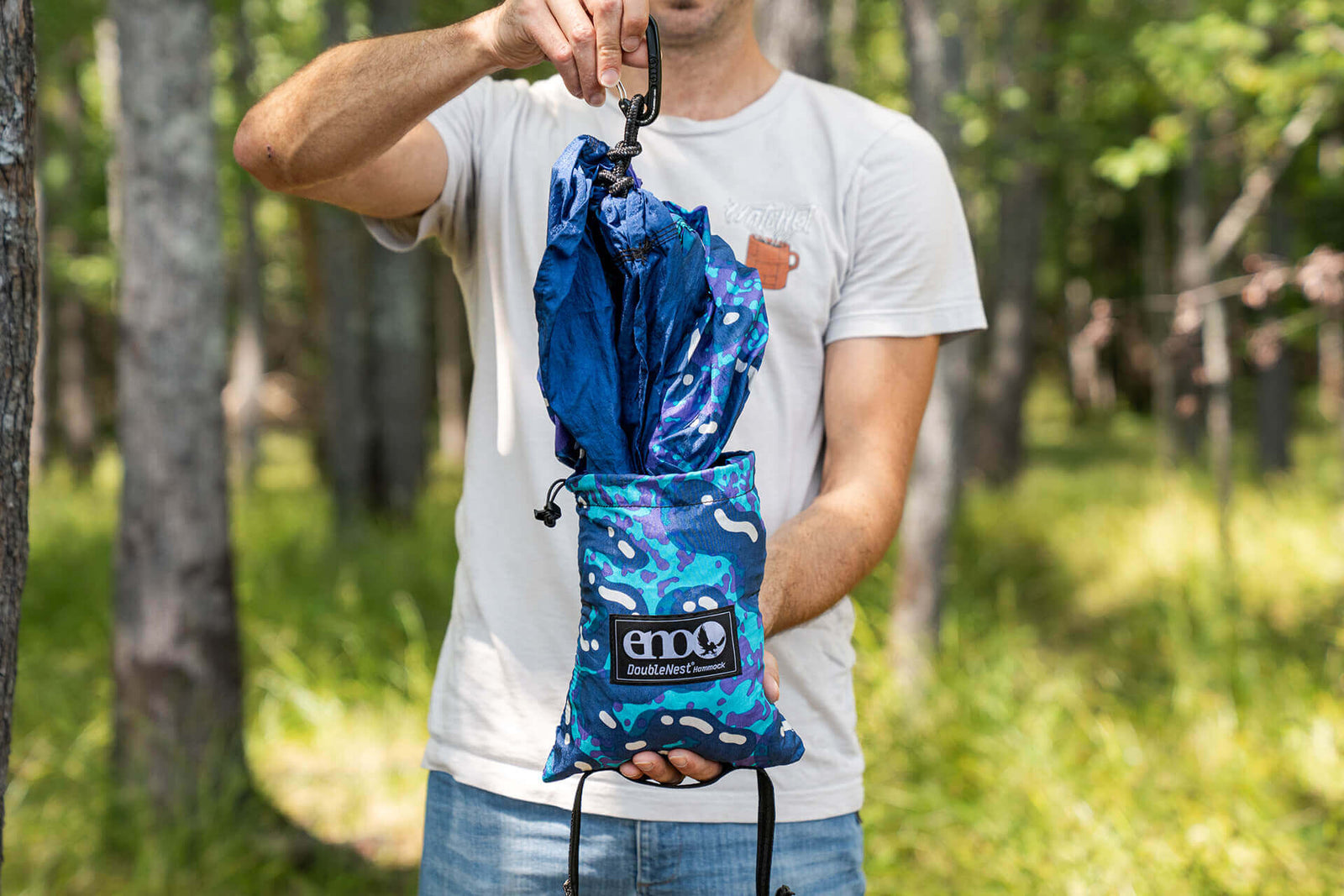 ENO DoubleNest Print Splash/Sapphire