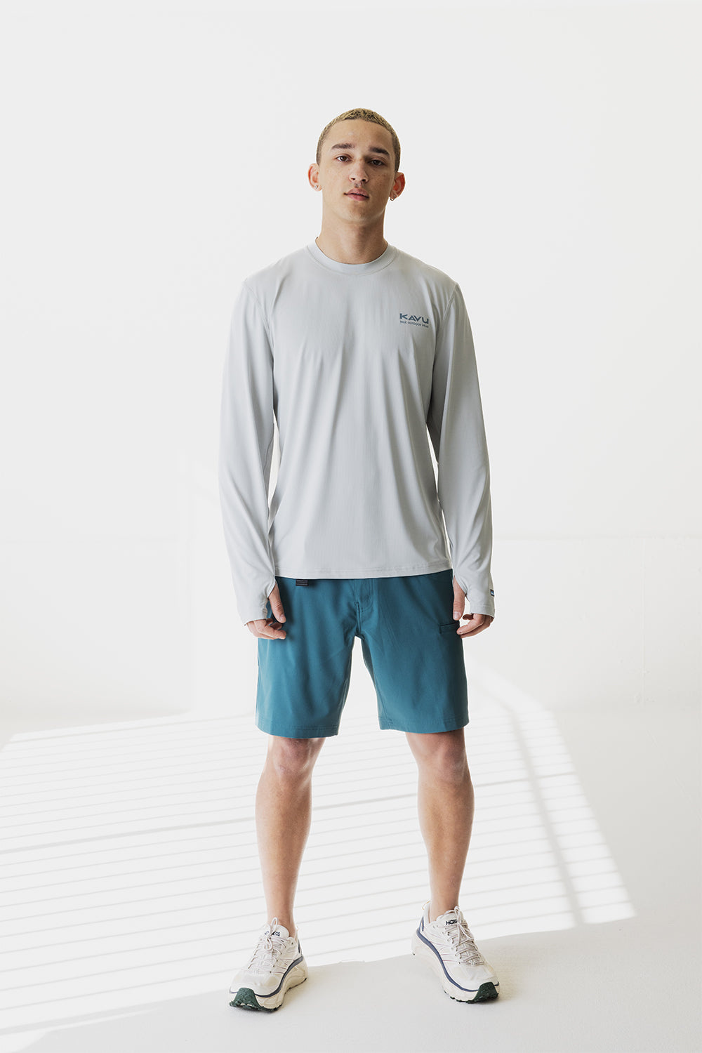 KAVU Men's Sunday Crew Long-Sleeve Sun Shirt