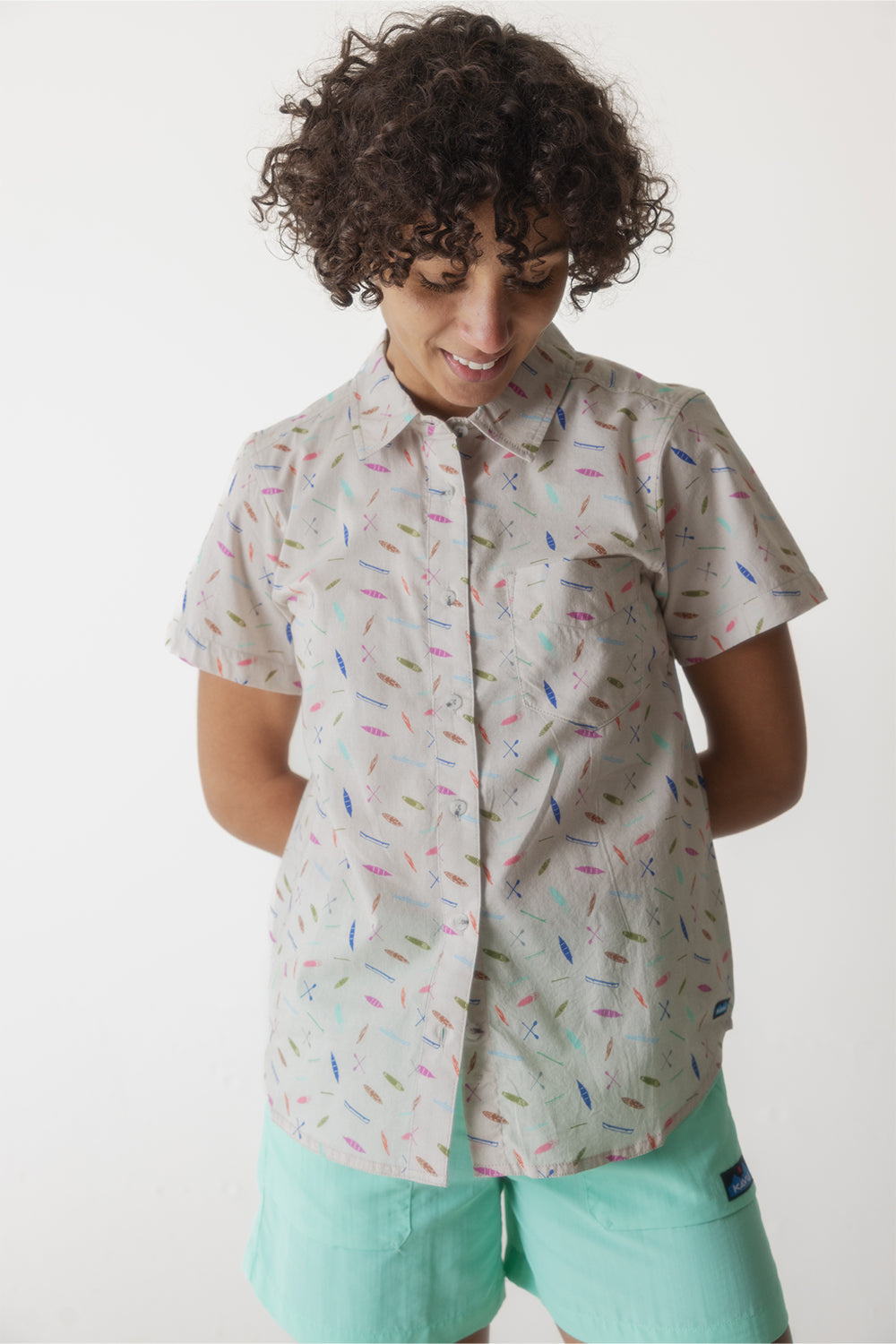 KAVU Women's Girl Party Shirt
