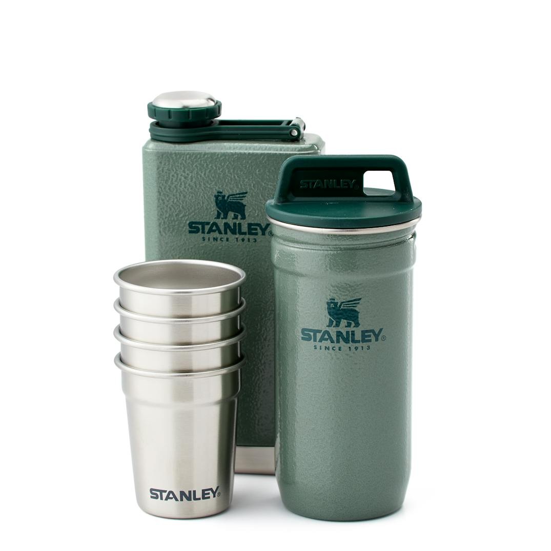 Stanley The Pre-Party Shot Glass Set Hammertone Green