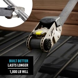 CamJam® HookLock™ Ratchet Strap System - Large - 2 Pack