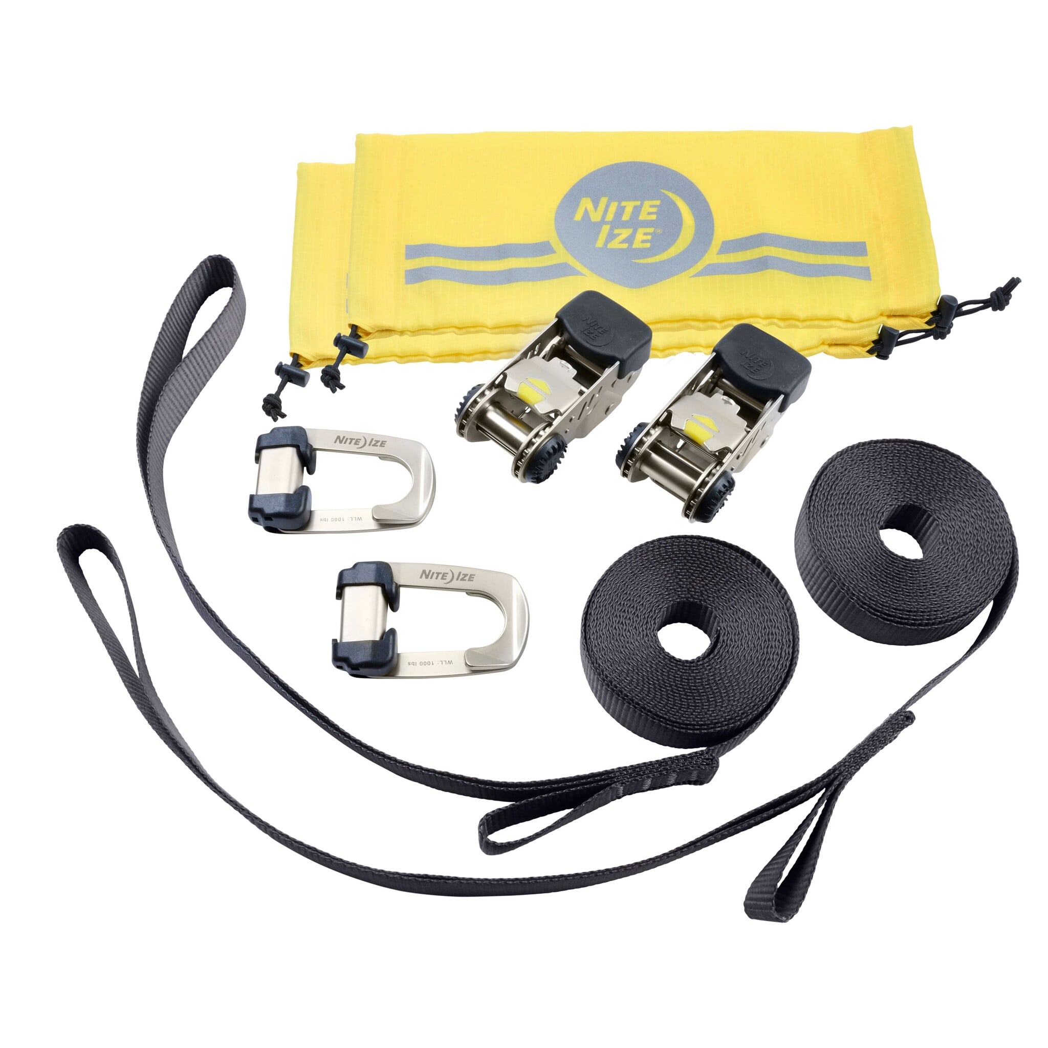 CamJam® HookLock™ Ratchet Strap System - Large - 2 Pack