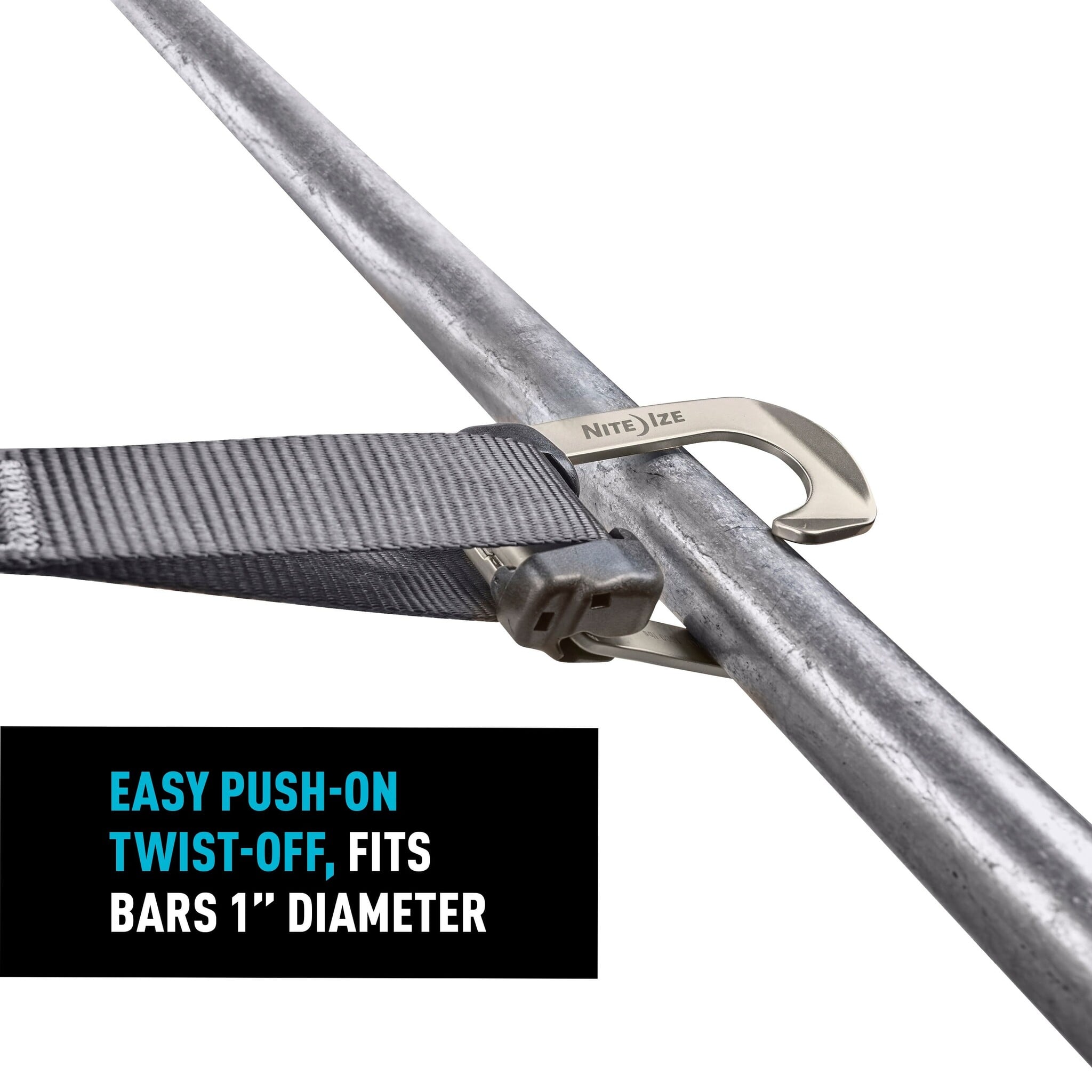 CamJam® HookLock™ Ratchet Strap System - Large - 2 Pack
