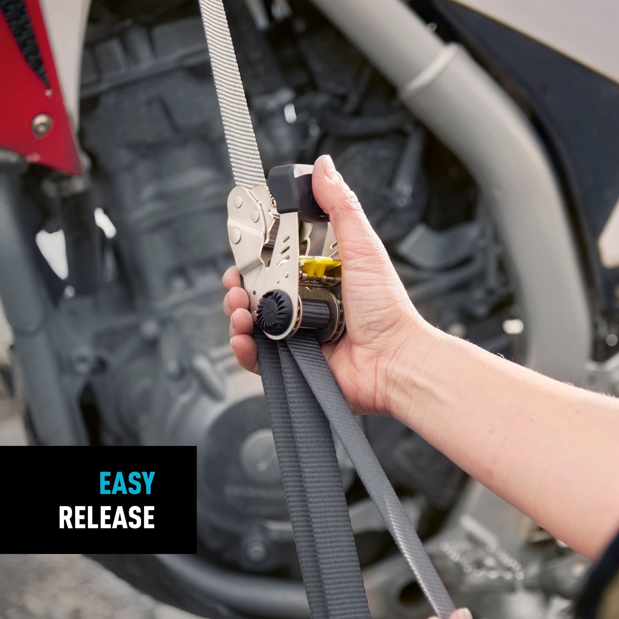 CamJam® HookLock™ Ratchet Strap System - Large - 2 Pack