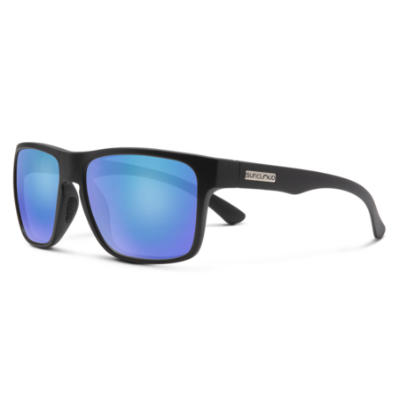 Rambler Matte Black Polarized Blue Mirror