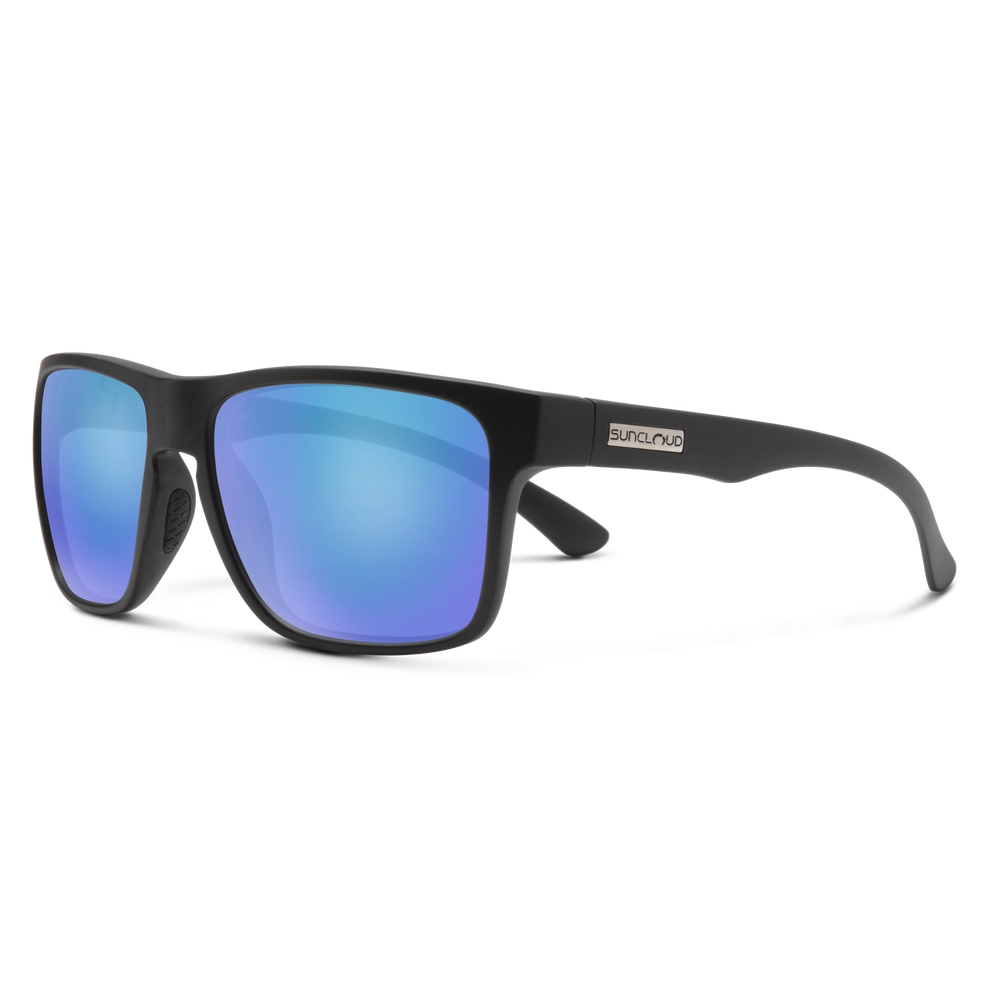 Rambler Matte Black Polarized Blue Mirror