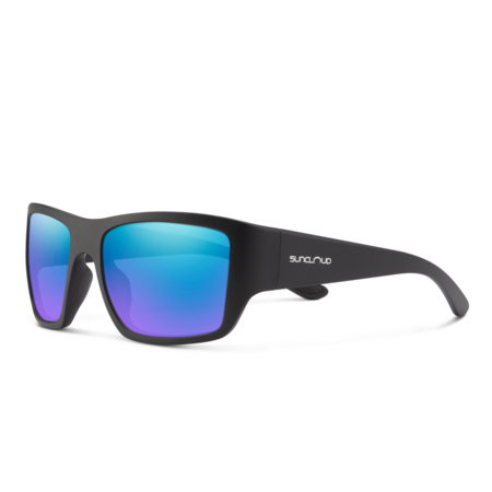 Sculpin Matte Black Blue Mirror Sunglasses