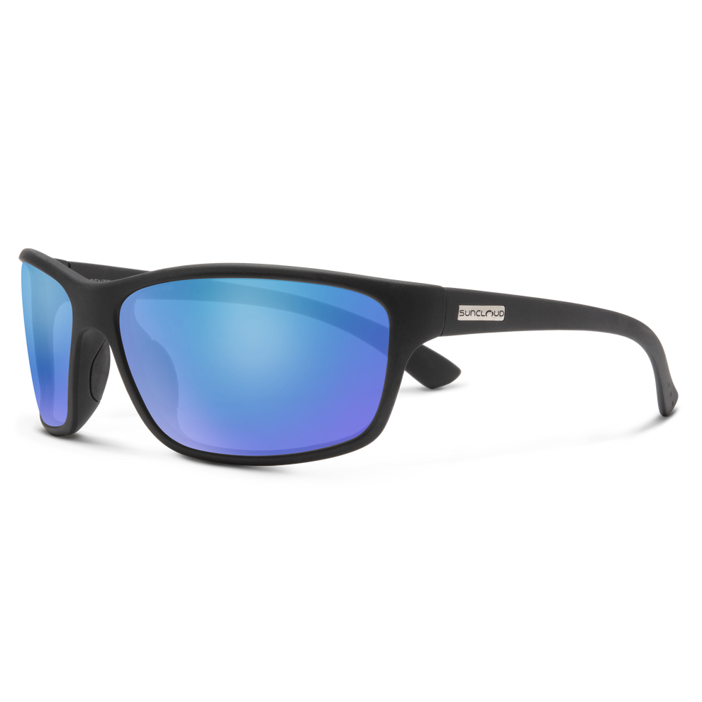 Sentry Matte Black Polarized Blue Mirror