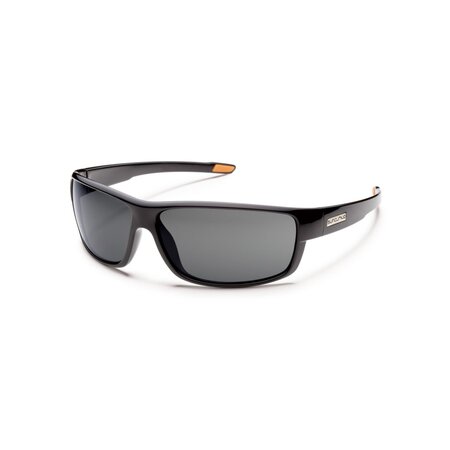 Voucher Black Polarized Gray Sunglasses