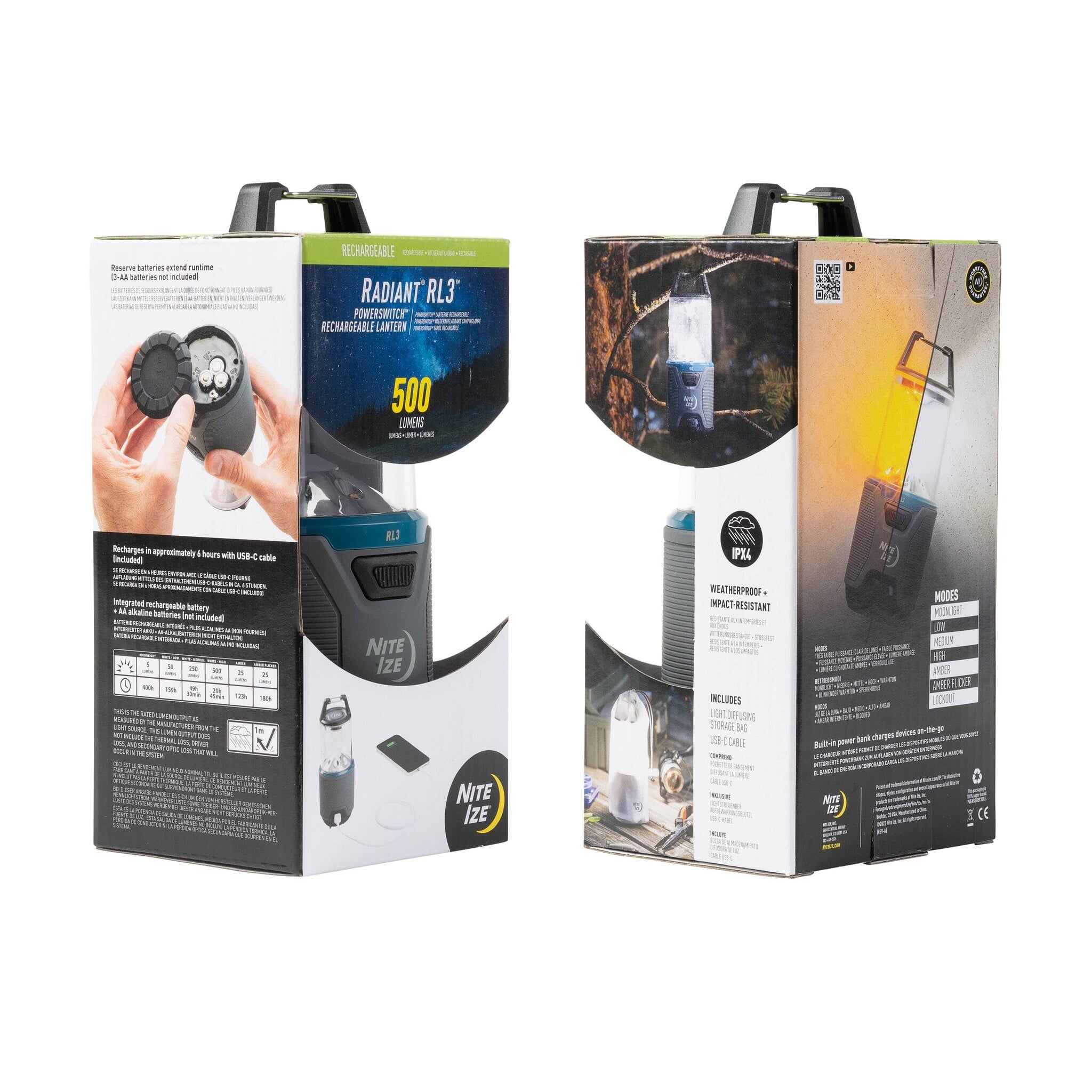 Radiant® RL3™ PowerSwitch™ Rechargeable Lantern