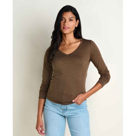 Toad & Co Women's Marley Long-Sleeve V-Neck Tee