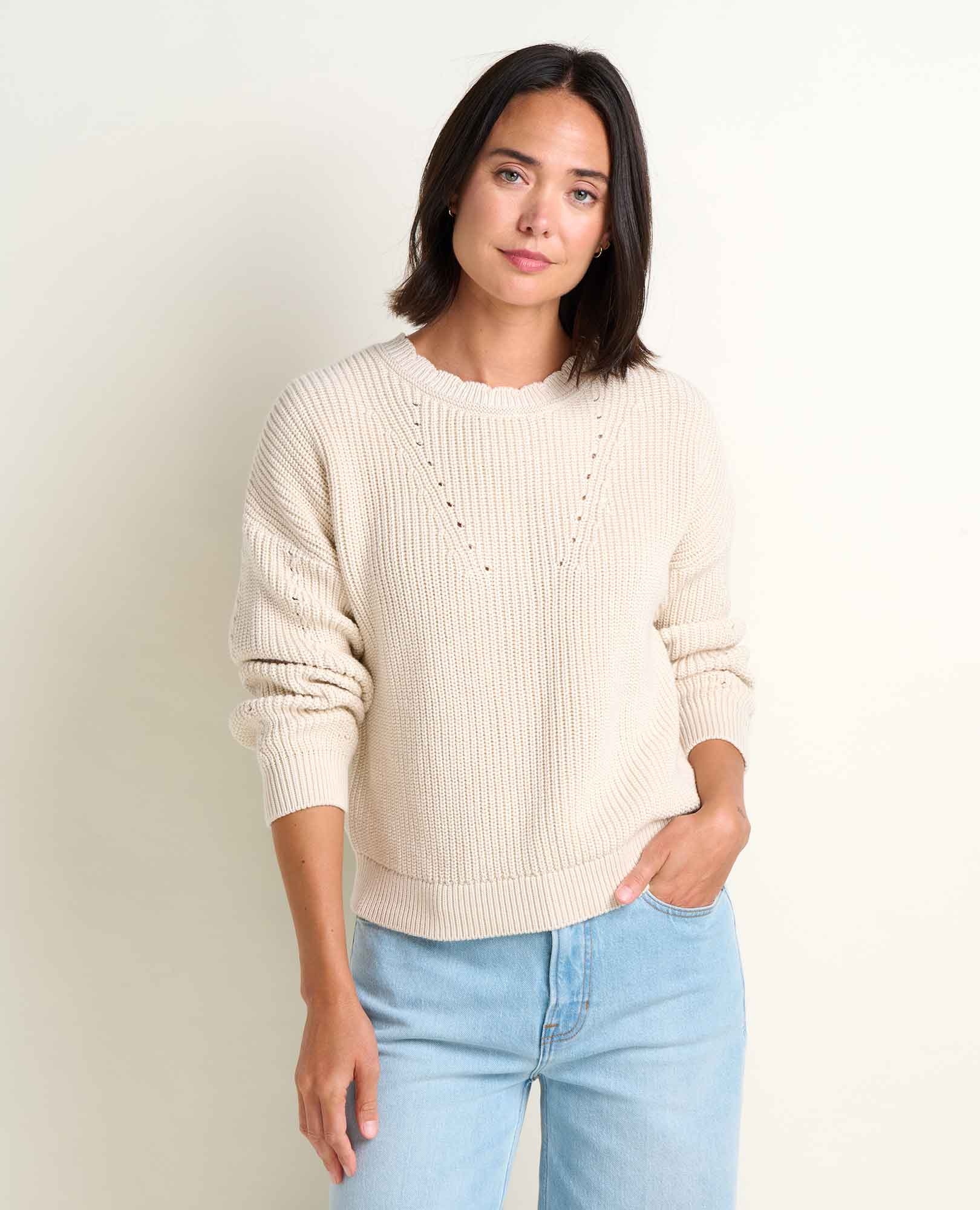 Toad & Co Women's Bianca Shaker Crew Sweater