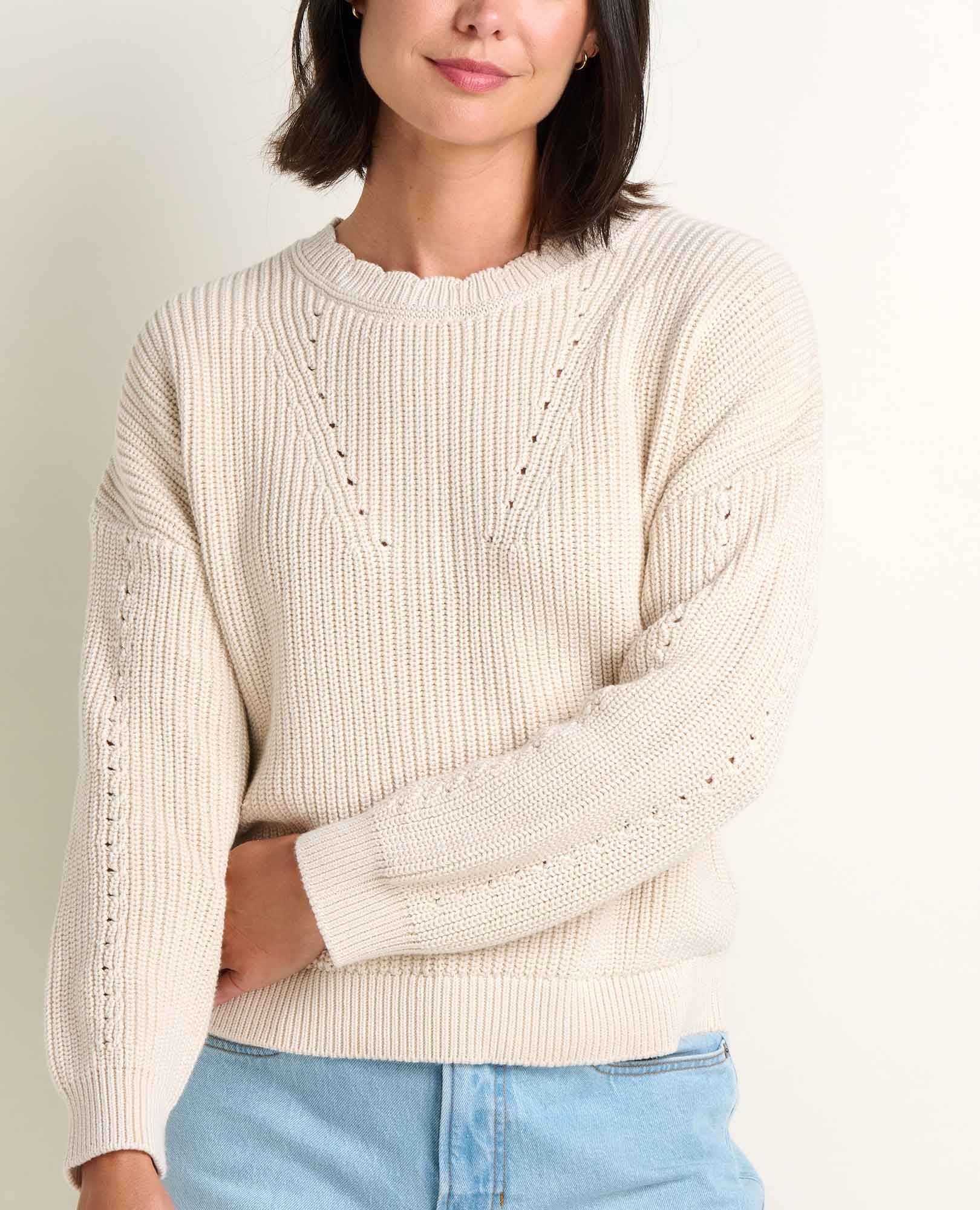 Toad & Co Women's Bianca Shaker Crew Sweater