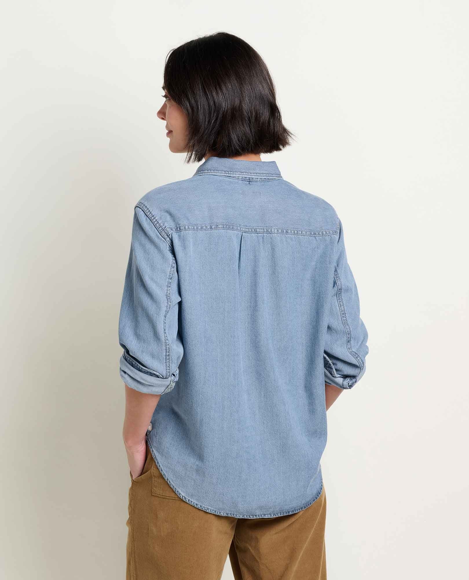 Toad & Co Women's Piñon Soft Denim Long Sleeve Shirt