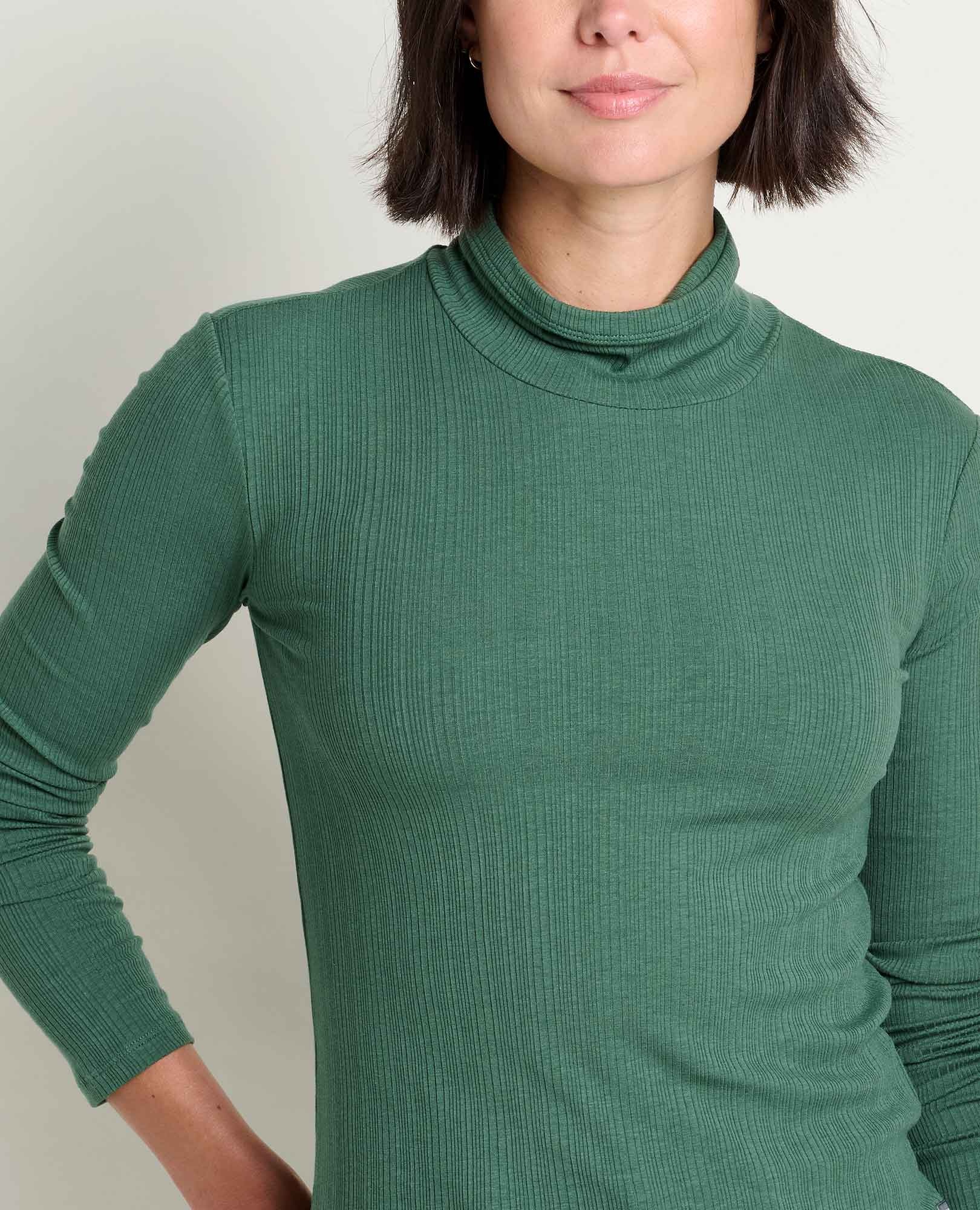 Toad & Co Women's Rosalie Long-Sleeve Turtleneck Shirt