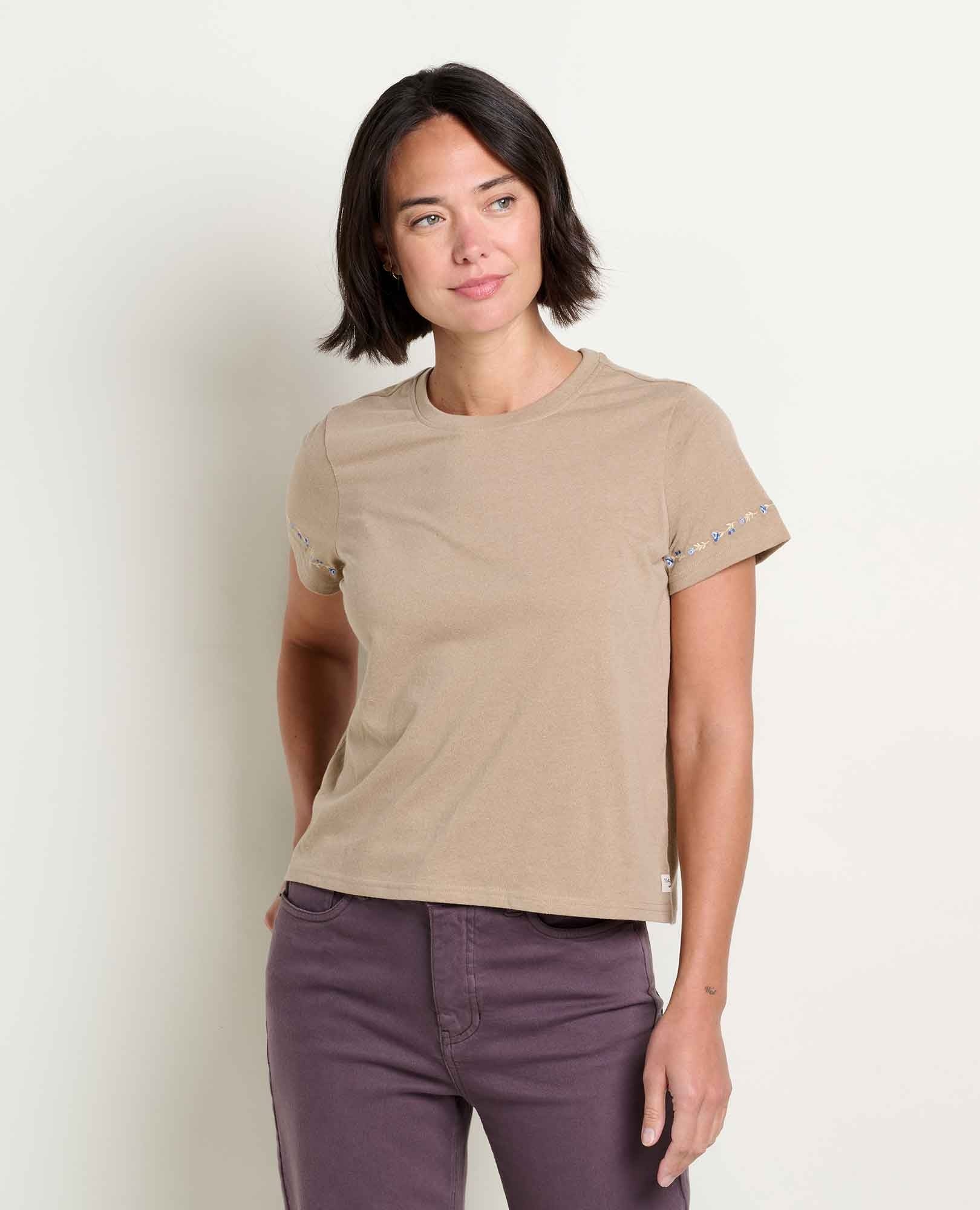 Toad & Co Women's Re-Form Embroidered Crew