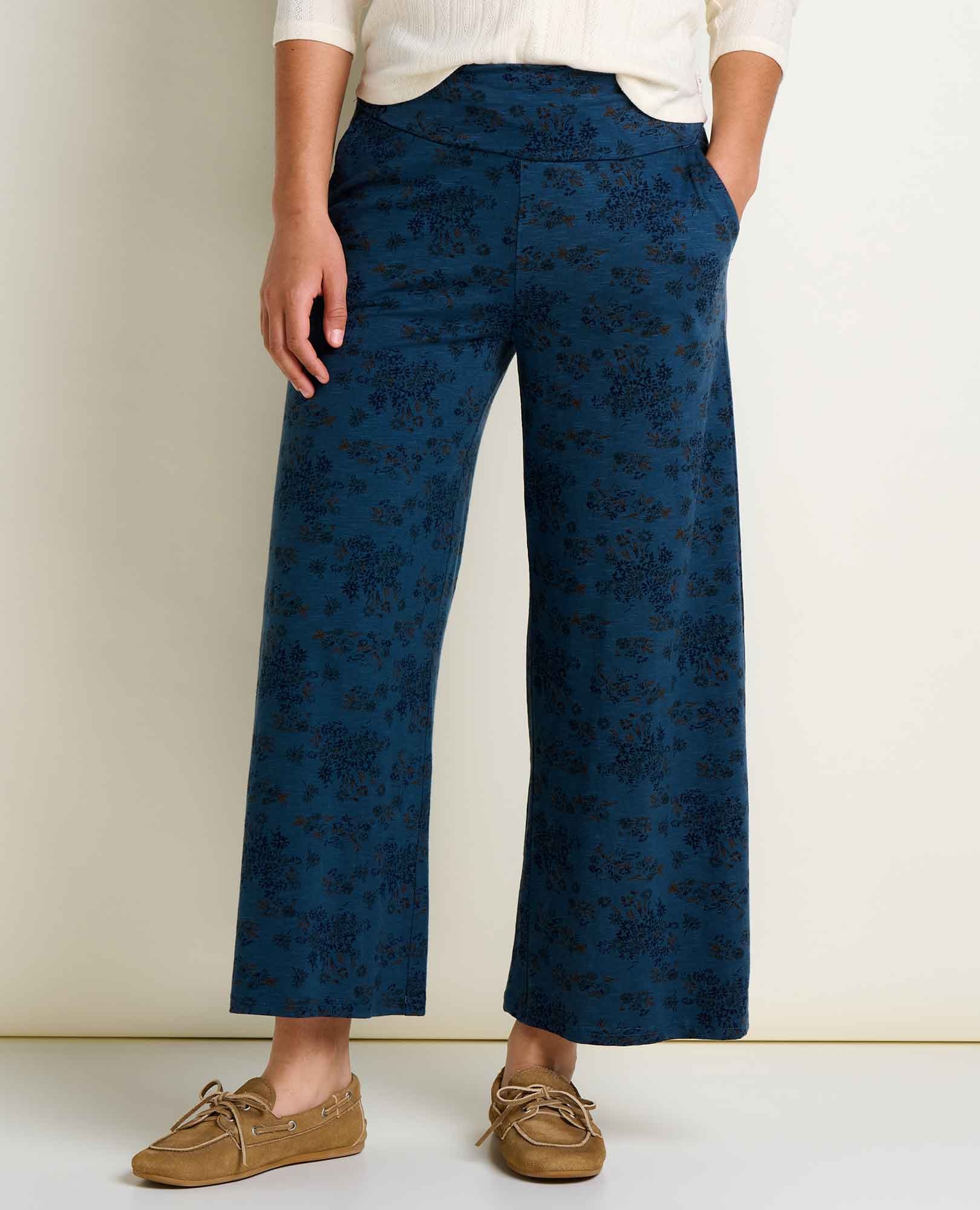 Toad & Co Women's Chaka Wide Leg Crop Pant