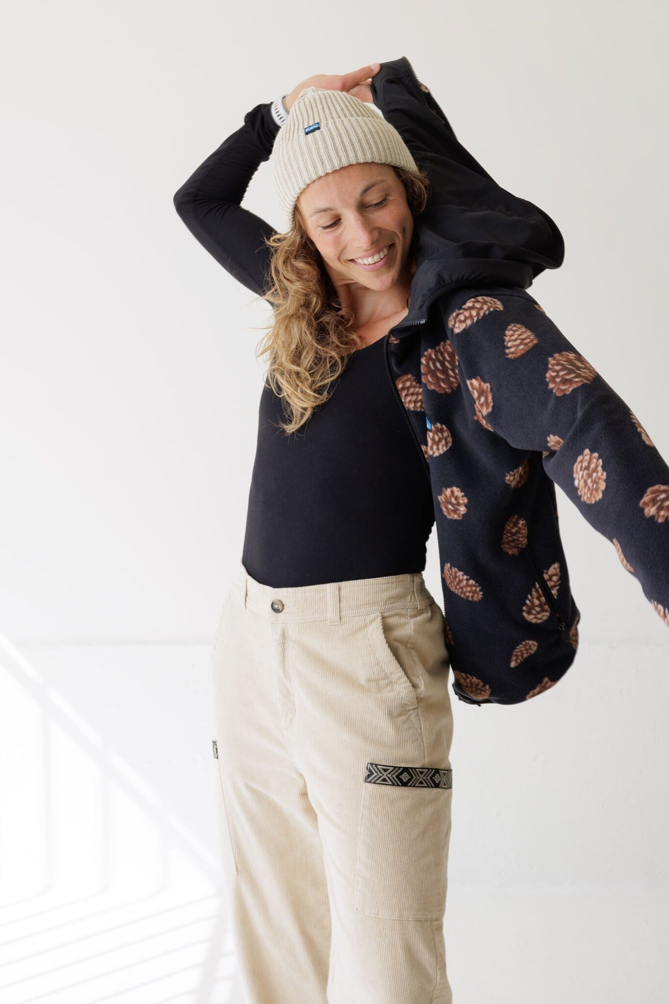 KAVU Cedar Cove Reversible Fleece Jacket