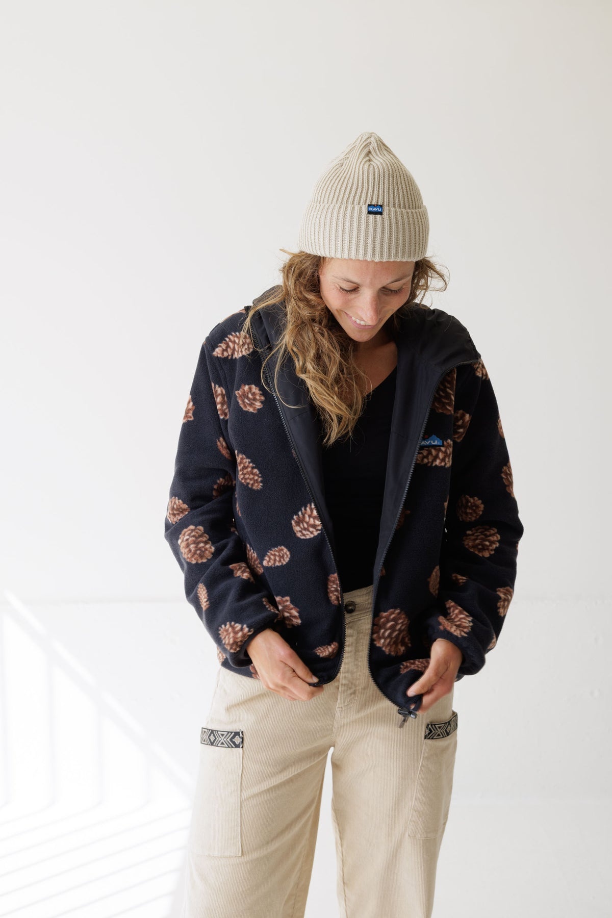 KAVU Cedar Cove Reversible Fleece Jacket