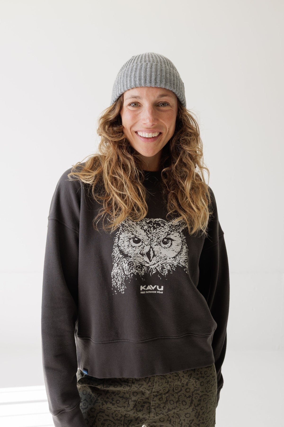 KAVU Women's Crew Crop