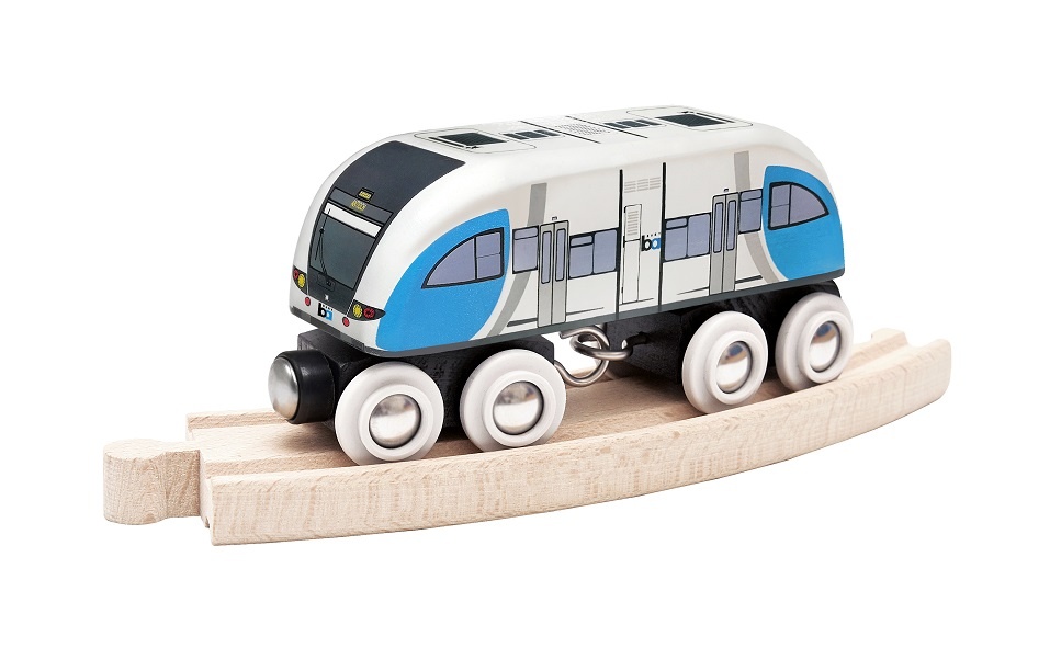 BART Wooden Toy Train Car - Antioch DMU