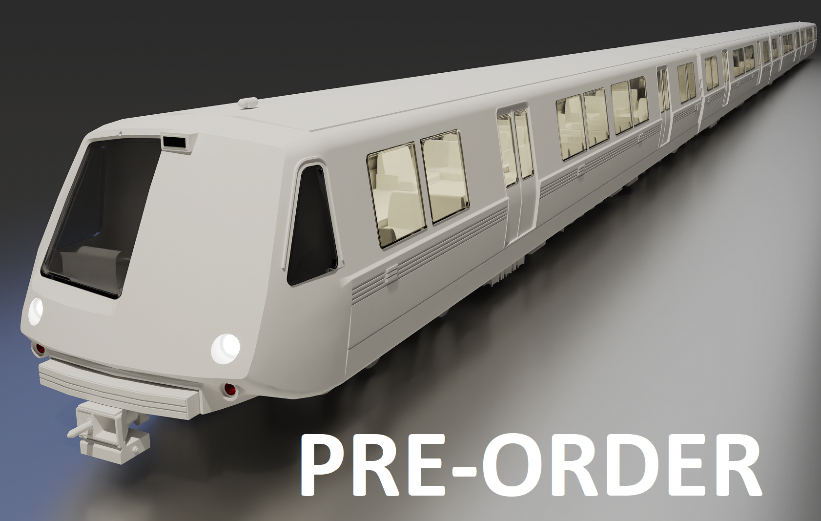 HO Scale 4 Car Train Set (A-B-B-A) PRE-ORDER: $549.95-$749.95