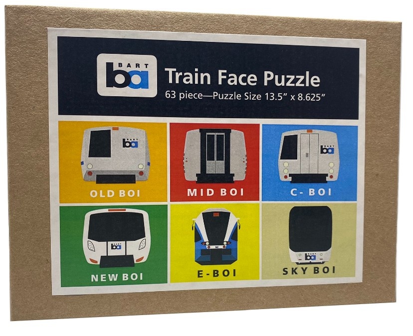 BART Train Face Puzzle