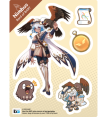 Anime Mascot Sticker - Nimbus