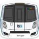 Sticker Mule BART Fleet of the Future Sticker