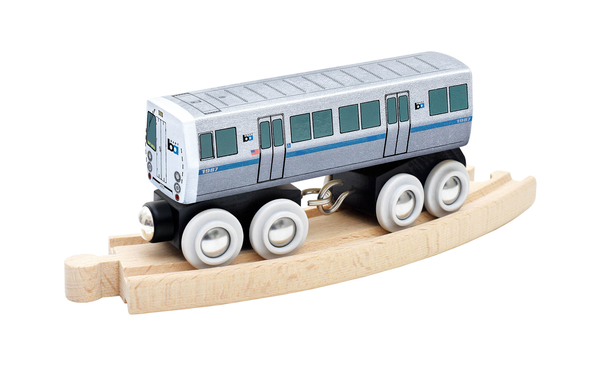 Wooden Toy Train - BART Legacy C Car
