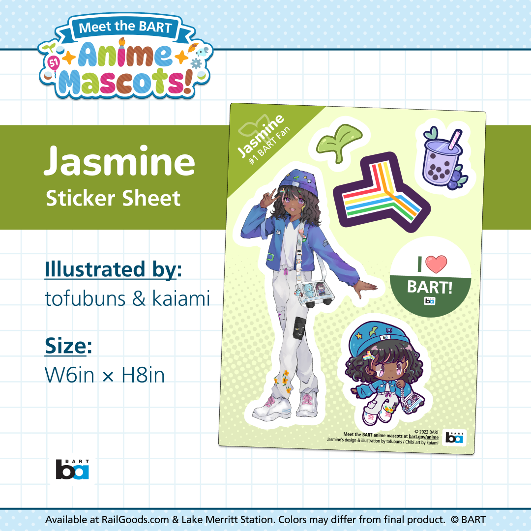 Anime Mascot Sticker - Jasmine