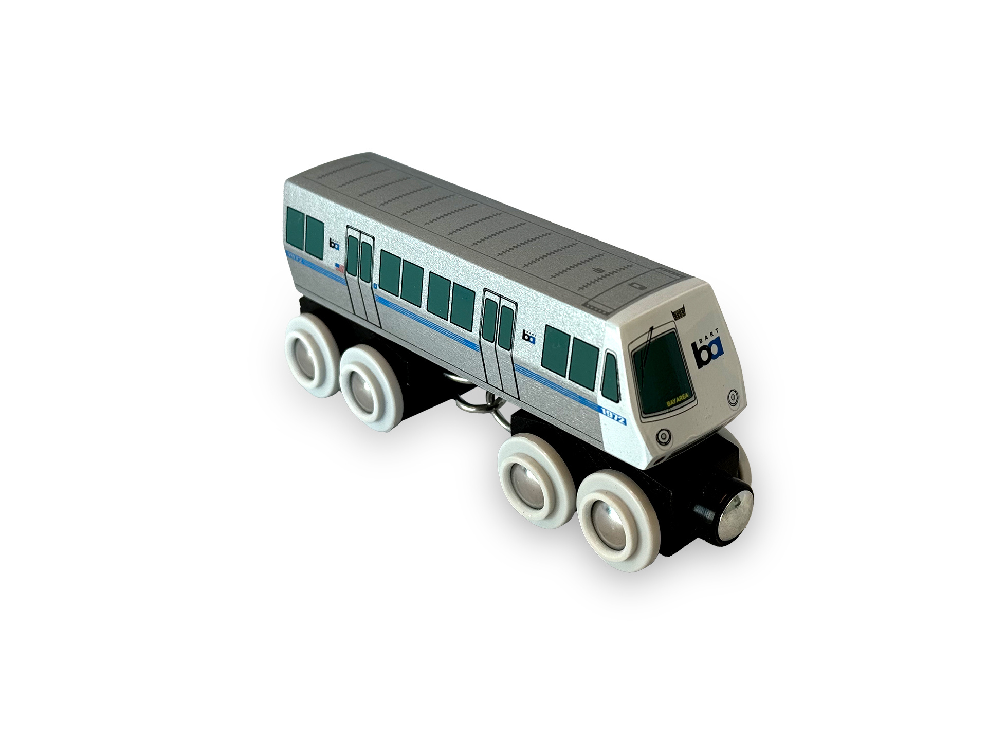 Wooden Toy Train - BART Legacy A Car