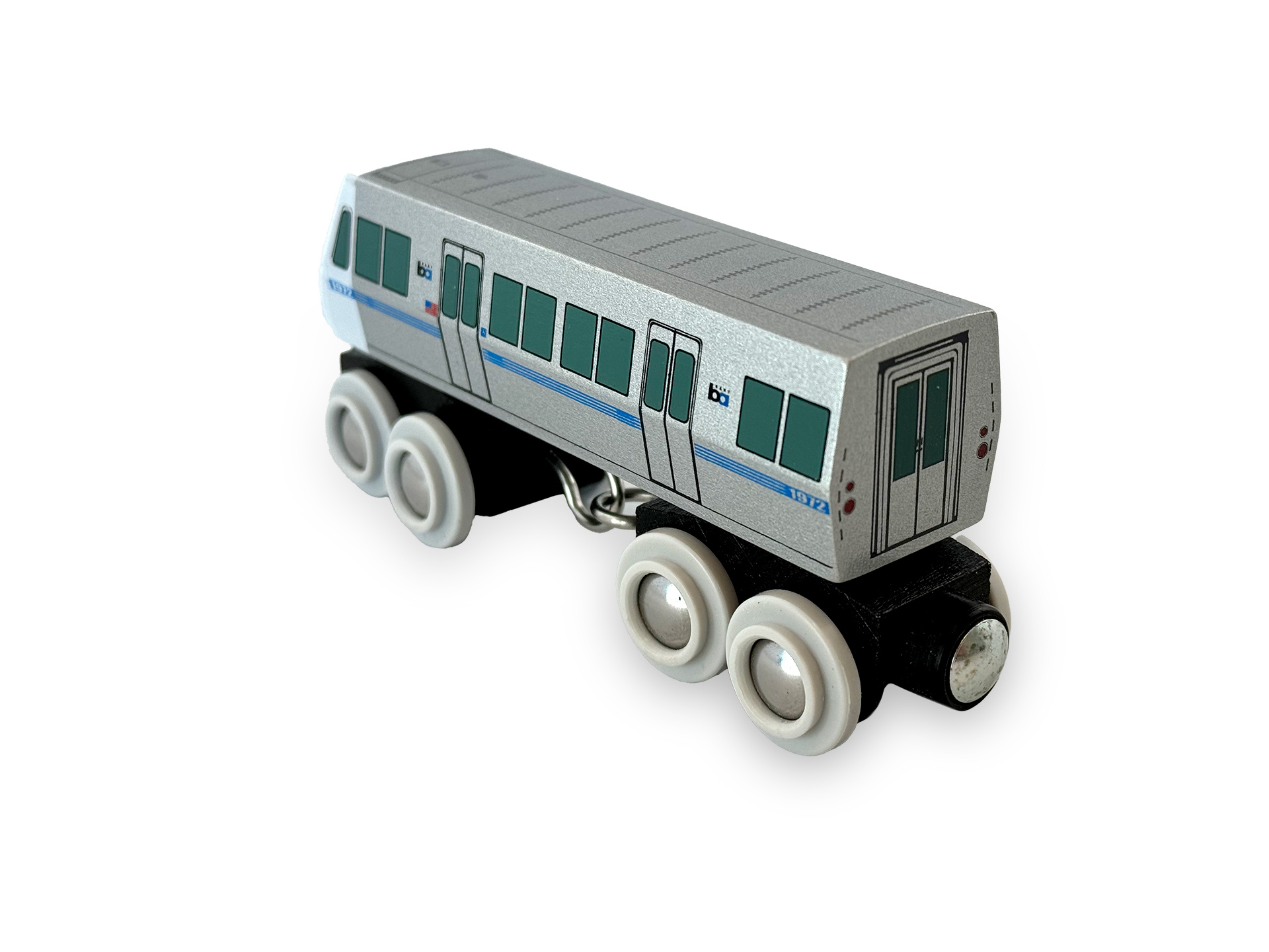 Wooden Toy Train - BART Legacy A Car