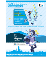Anime Transit Card Stickers - Baylee