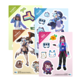 BART Anime Mascot Stickers 4-Pack