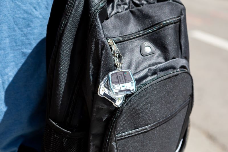 BART Fleet Train Charm