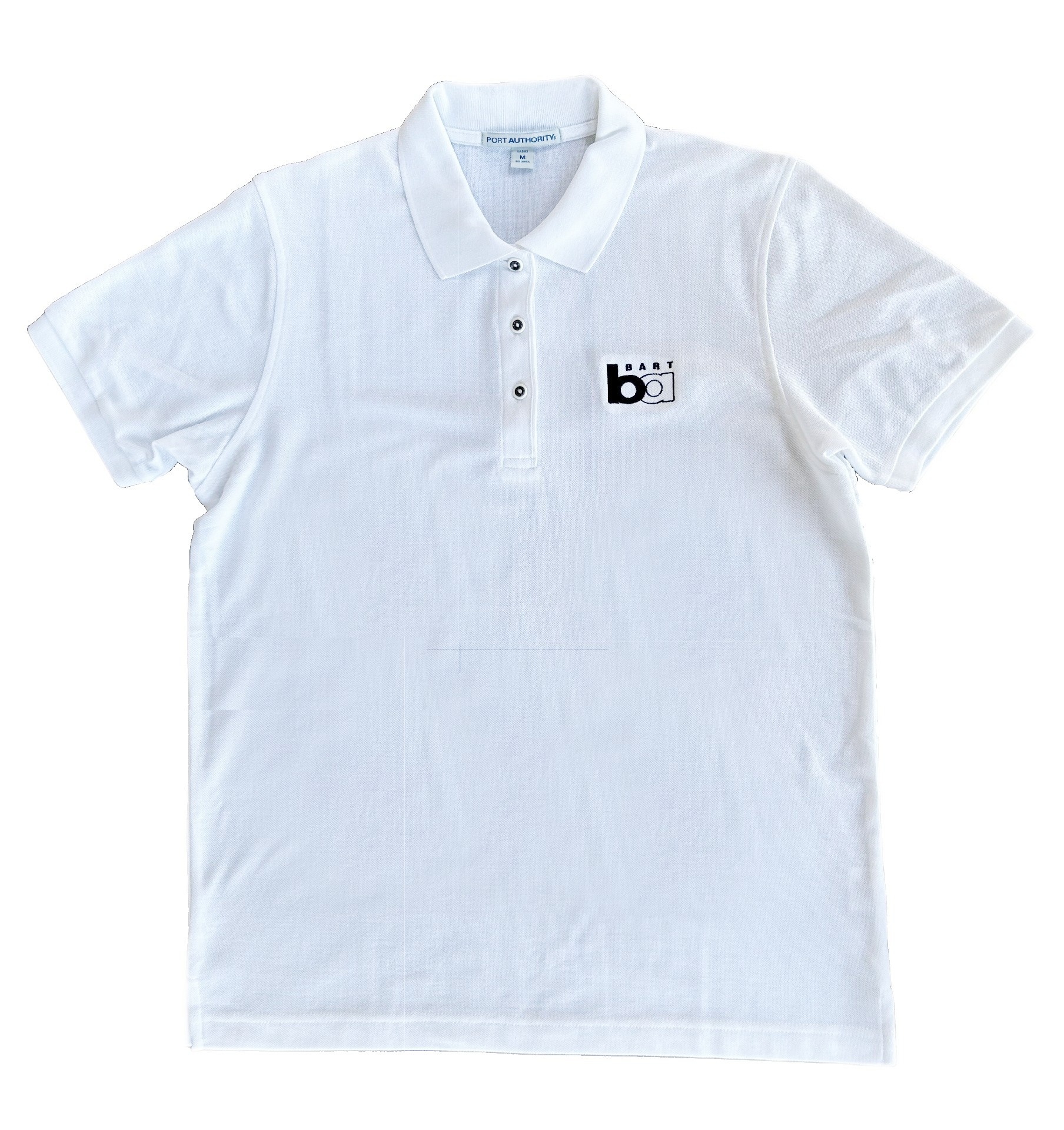 BART White Polo Shirt - Ladies