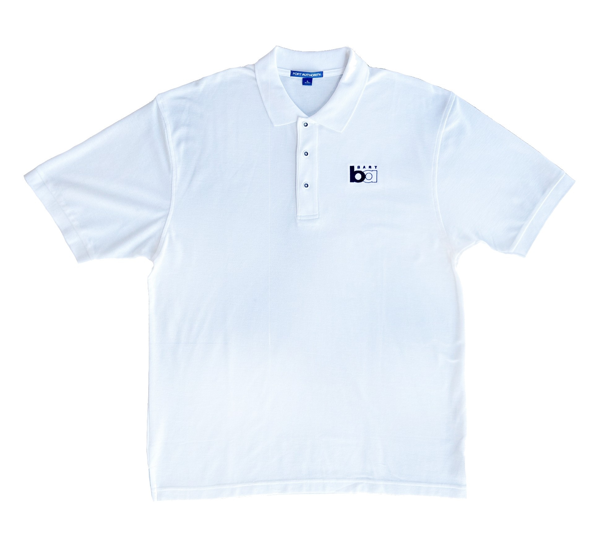 BART White Polo Shirt - Men