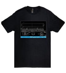 BART Legacy Train Blueprint T-Shirt
