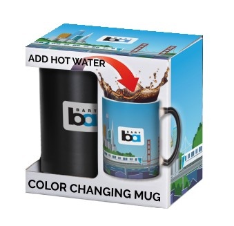 Color-Changing Mug - Bay Area Skyline