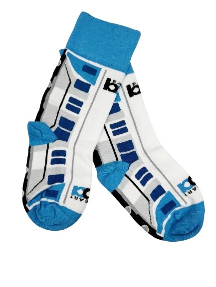 BART Fleet Train Socks Youth