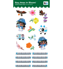 BART Anime Clear Sticker Sheet