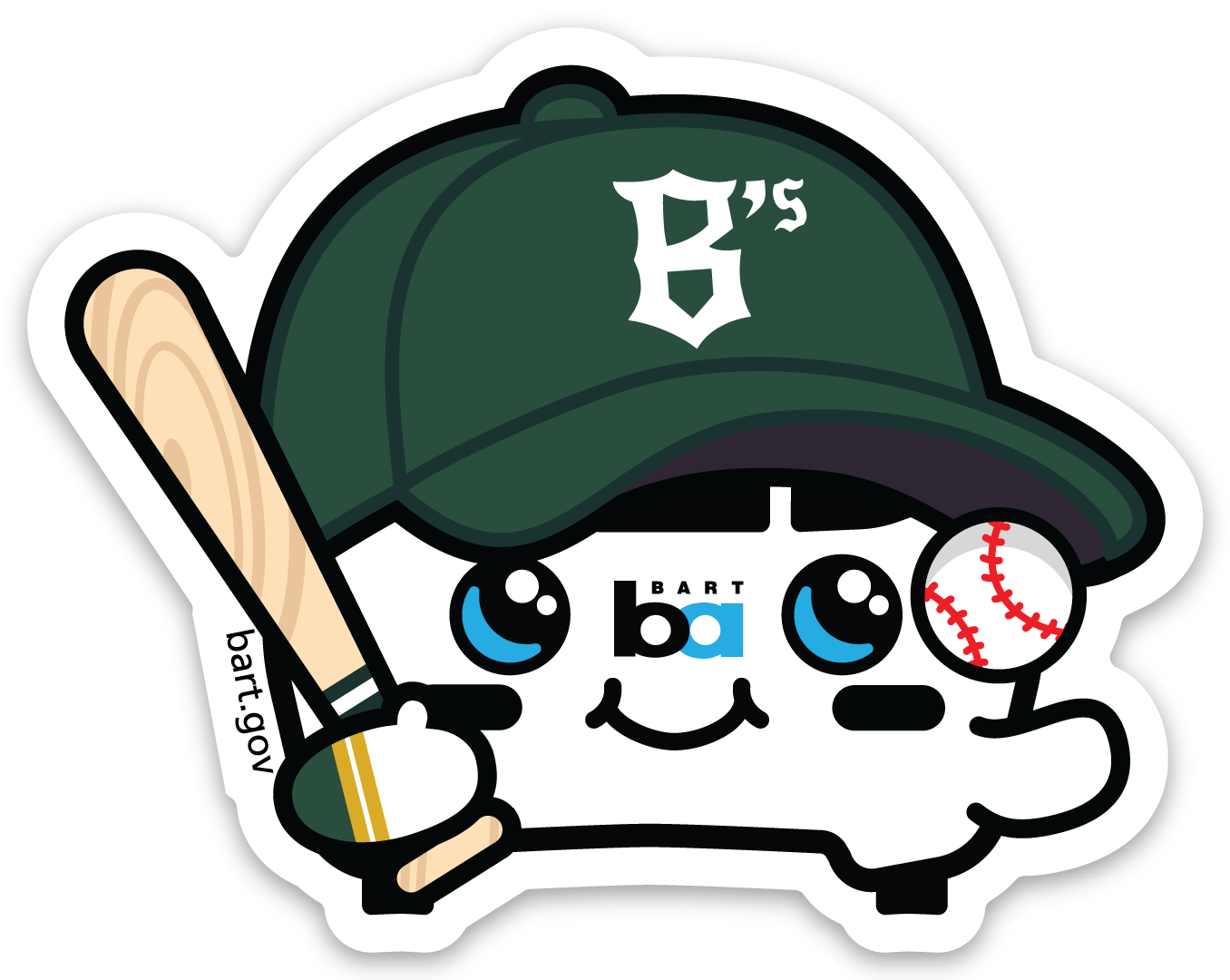 *NEW* Ballers BARTy Hitter Sticker