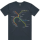 *BACK IN STOCK* BART System Map T-Shirt