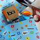 BART Train Cars Wrapping Paper